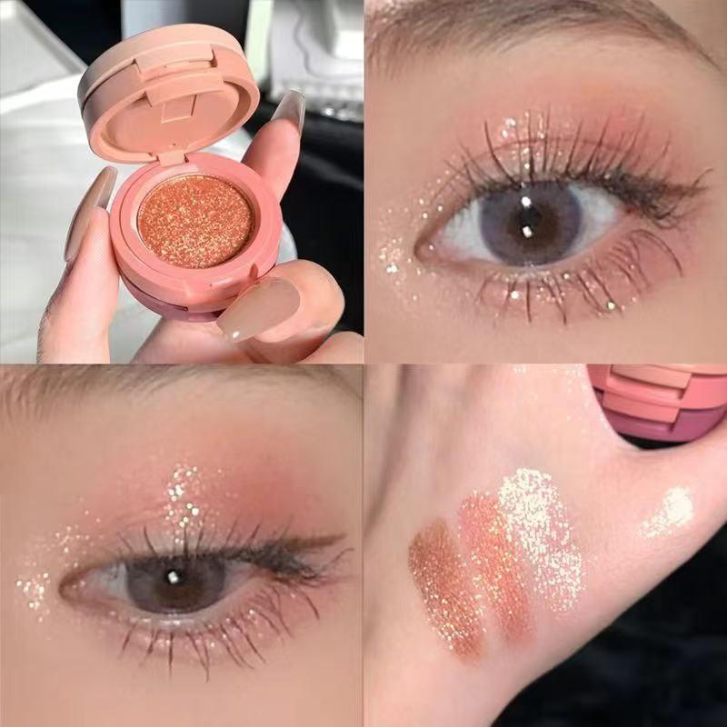 Breeze Drei-Farben Mattes Lidschatten: Erdige Milchtee & Perlmutt Schimmer Highlight Palette.