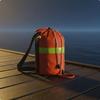Throw Bag with rope Emergency Rescue Waterproof Material Buoyant Aquatic Line Pouch
