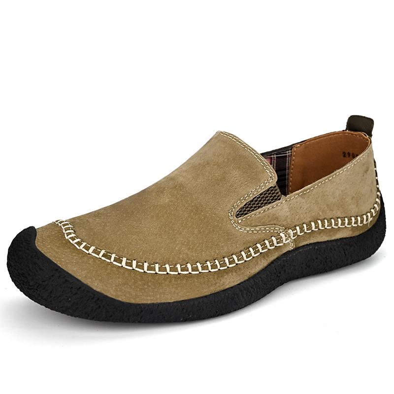 Fashion Mens Casual Shoes Sneakers Fashion Suede  Loafers Comfortable Flat Driving Shoes Zapatos De Hombre Large Size Men outdoor  Shoes