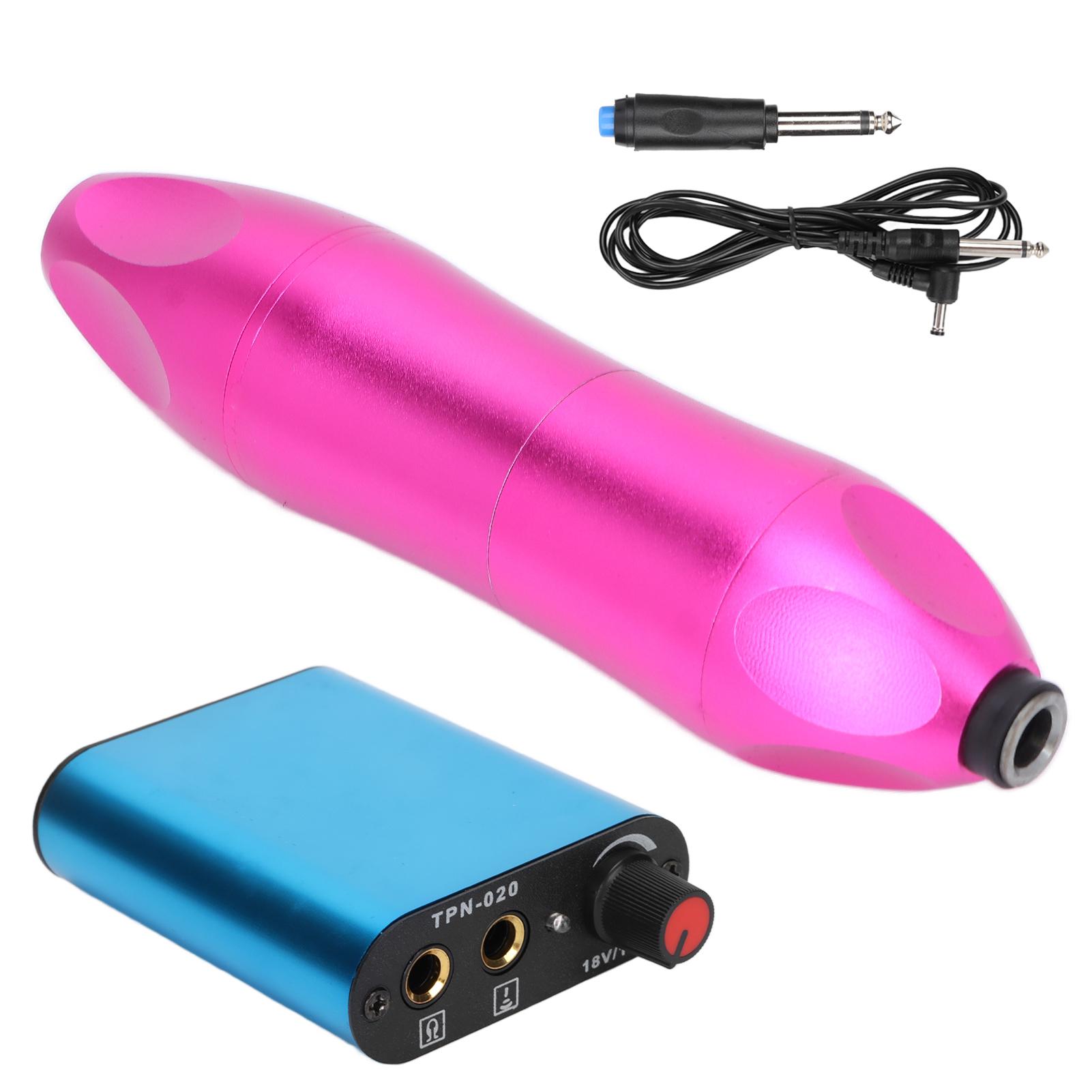 

Комплект для татуировки с блоком питания роторная тату-машинка с беспроводной педалью 90‑265VUK Plug EU Plug