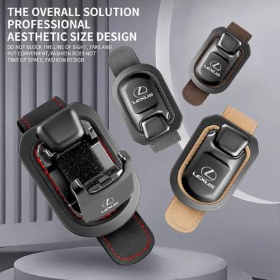Car Sun Visor Eyeglasses Clip Card Holder Sunglasses Holder Case Eyeglasses For IS250 IS300 RX330 RX350 GX200 GX300 LX470