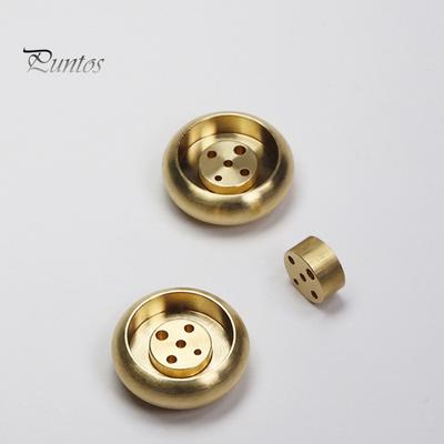 2/5Pcs Copper Incense Holder Five-hole Incense Stick Burning Holder Mini Incense Burner Ornament To Reduce Anxiety Incense Tray for Sticks & Backflow