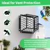 Weatherproof Outdoor Vent Cover Wear-Resistant Stainless Steel Exhaust Protector Sturdy Construction Rustproof Vent Guard