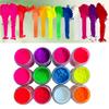 12-teiliges UV-Glitzerpulver-Set Lebendige Kunstpigmente für Basteln &