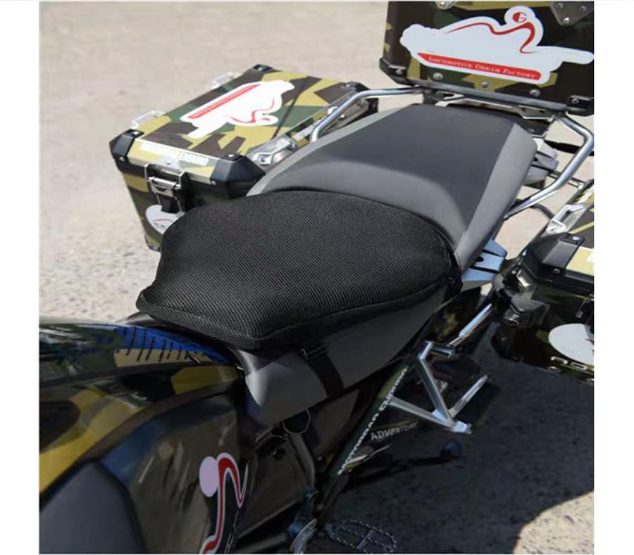 1Set Motorcycle Seat Cushion Pressure Release Comfortable Seat Cushion Inflatable Air Cushion Cooling Buck Seat Cushion with Cushion Cover