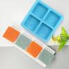 3D Lace Pattern Silicone Mold For Soap Making Supplies Rectangle Embossed Flower Mooncake Dessert Cheesecake Lotion Bar Tools