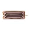 Michael Kors Cartera con monograma Jet Set Travel de lona revestida en piel sintética, grande, para mujer, color rosa