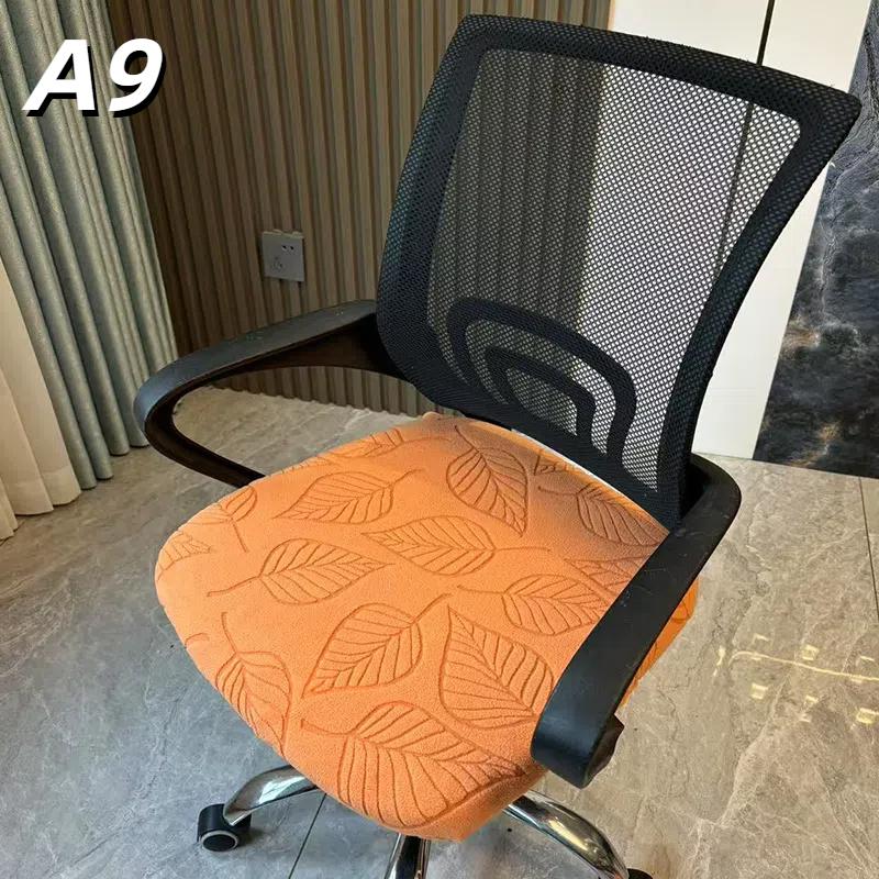 1 шт. бархатный чехол для офисного кресла, чехол для вращающегося компьютерного сиденья, современный эластичный чехол для стула, съемный чехол от пыли, который можно стирать