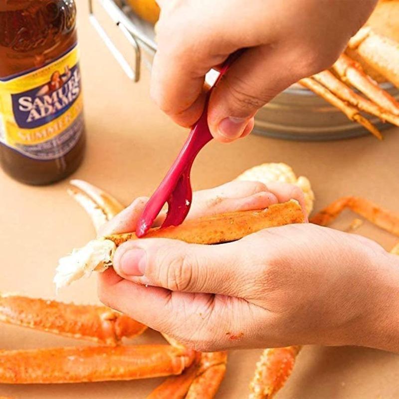 19Pcs Seafood Tool Set Nut Cracker Set Include 4 Lobster Crab Mallets 4 Crab Crackers 4 Lobster Shellers 4 Crab Leg Forks/picks 2 Seafood Scissors