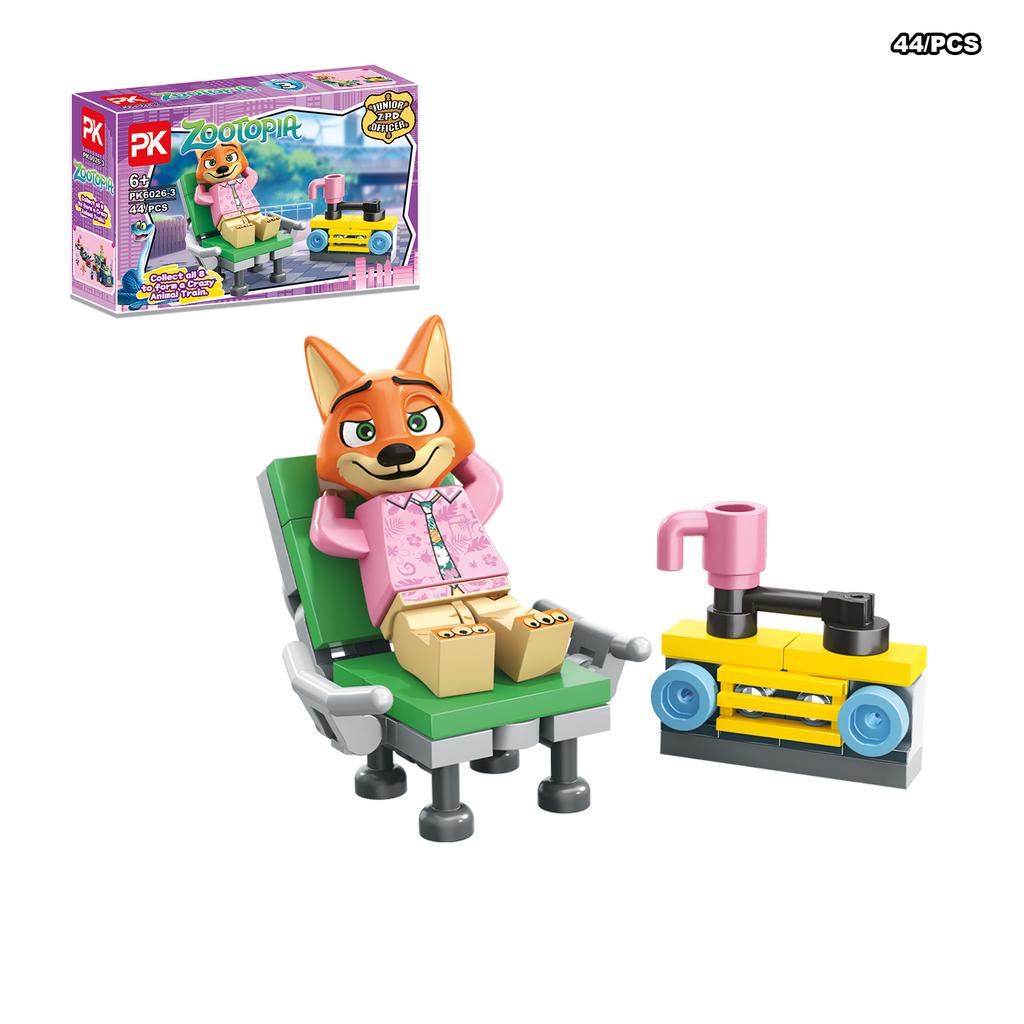 Zootopia 2 Building Blocks Set Judy Rabbit Nick Fox Series Anime Figurine Brick for Kids Christmas Birthday Toys Gifts Blind Box