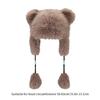 Y2k Girls Cute Bear Ear Shape Hat Windproof Hat for Teen Winter Cycling Skiing