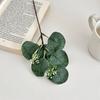 5Pcs Artificial Eucalyptus Leaves with Fruits Realistic Fake Greenery Plants DIY Floral Arrangements Table Centerpiece Decoration
