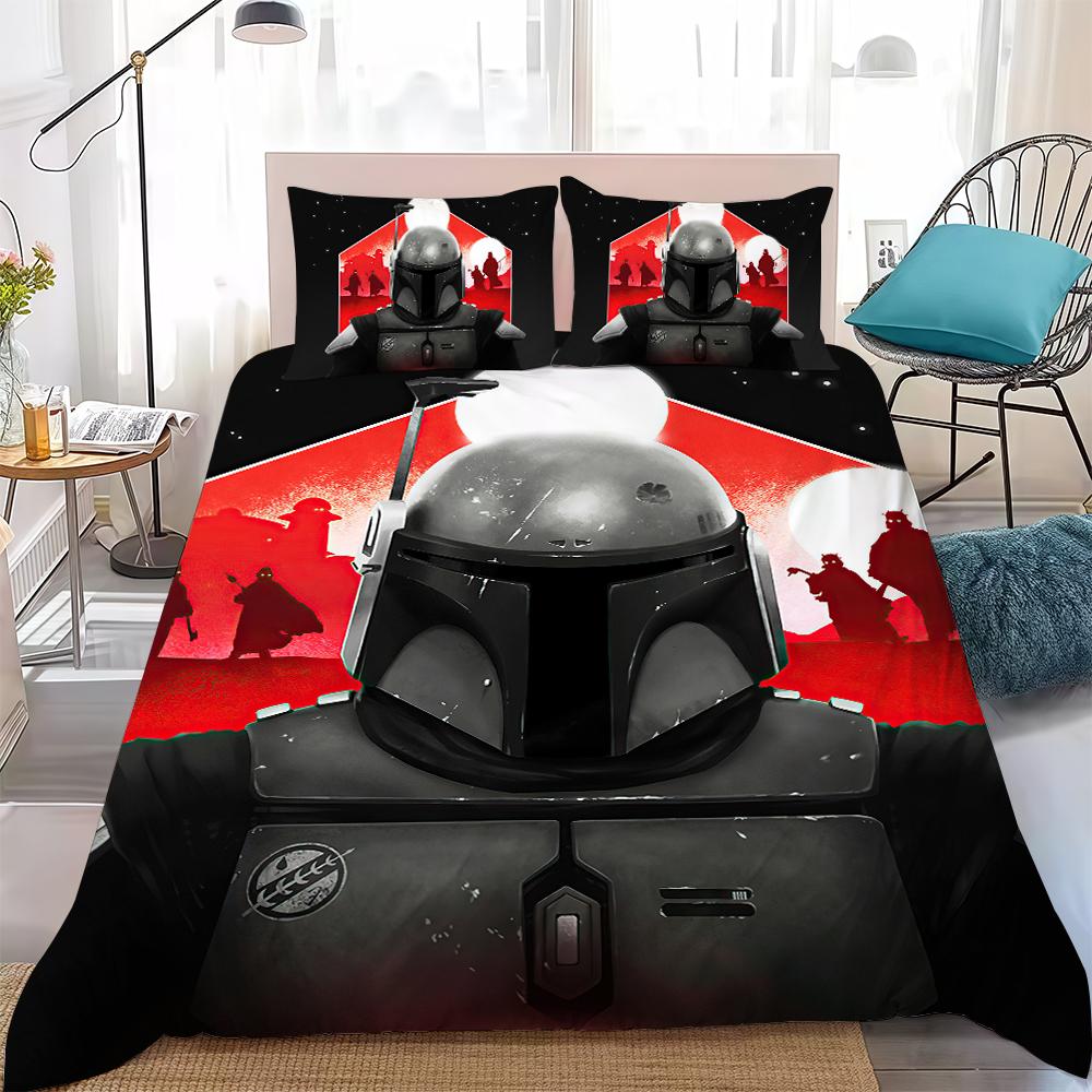 

Cool S-Star Wars Duvet Cover Set Home Style Bedding Soft Laundry Cotton Bed 3 Piece Set Student Dormitory Gift 135x200cm