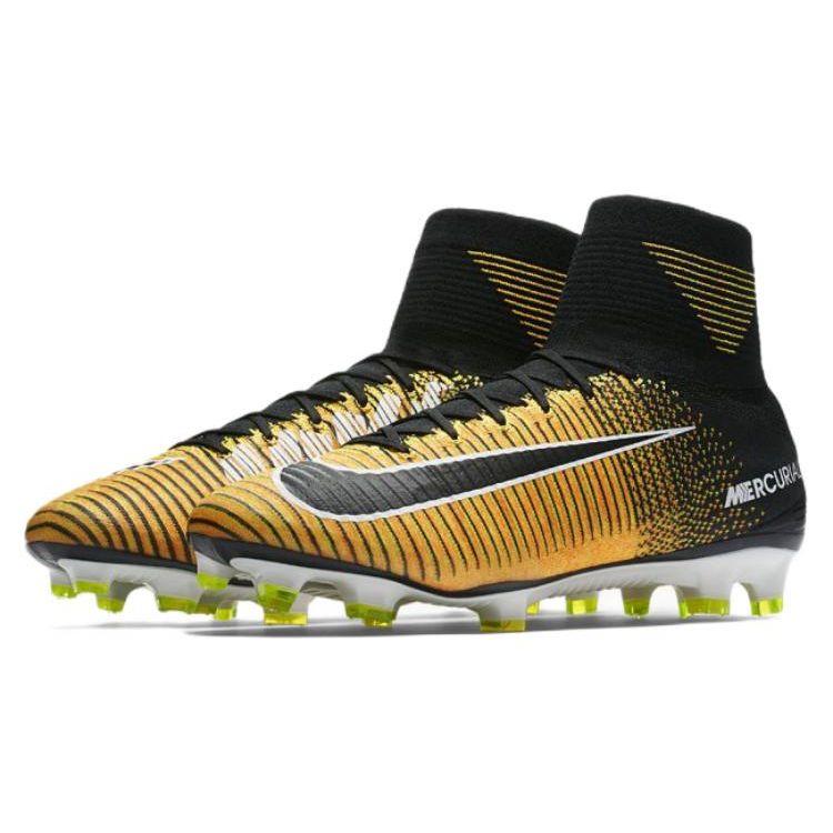 Nike Mercurial Superfly 5 FG Laser Orange Men Cleats black white volt 831940-801