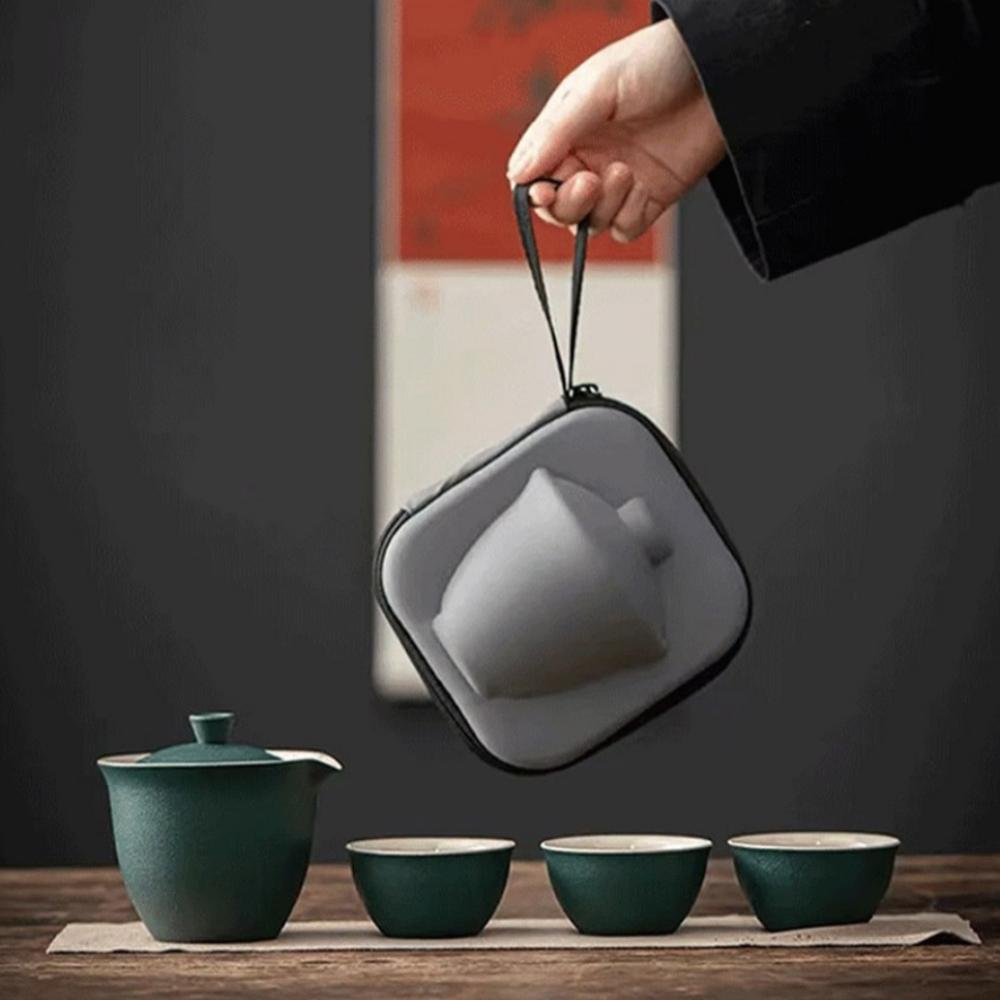 Portable Ceramic Tea Set