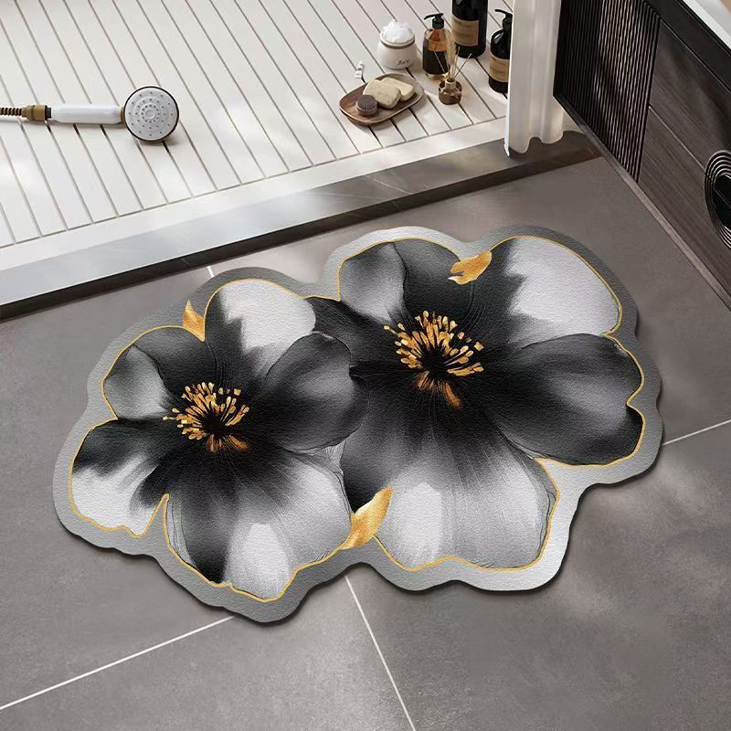 Bathroom Absorbent Diatom Mud Toilet Non-slip Doormat Toilet Toilet Floor Mat Toilet