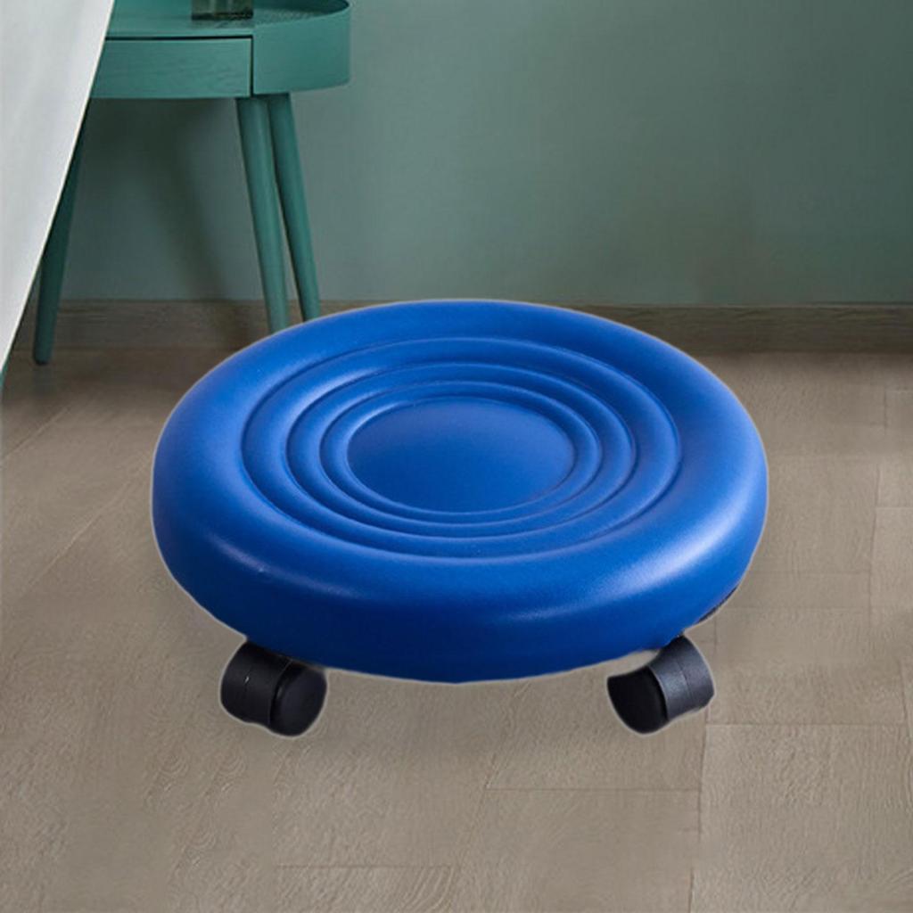 Alçak Yükseklik Tekerlekli Tabure Pedikür Taburesi Tekerlekli 360° Dönen Basamak Taburesi Alçak Tekerlekli Koltuk Garaj Dükkan Spor İçin