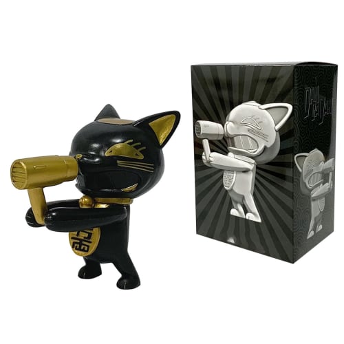 Wahatar Turbo Babaa Dandadan Maneki Neko Figure, 9/18cm, Cute Pre-painted Figurine, Desktop Decor, Car Ornament, Cosplay Accessory, Moe Merchandise, G