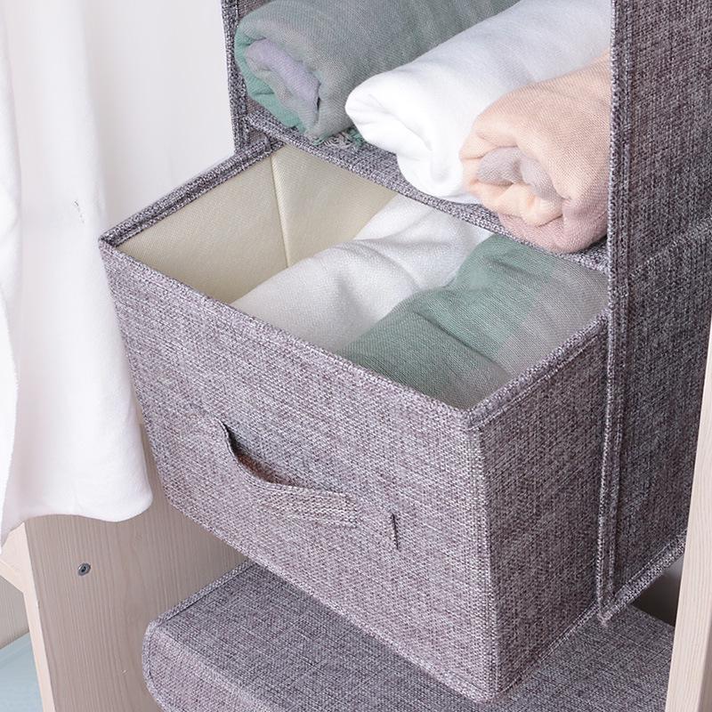 Collapsible Washable Multi-layer Fabric Wardrobe Organizer