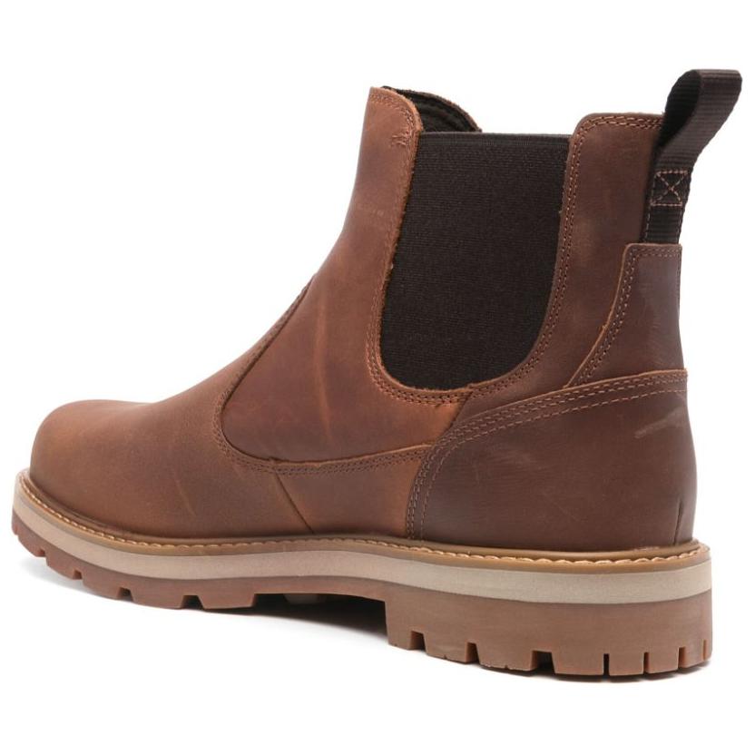 Timberland Britton Road Comfortable Versatile Short Chelsea Boots Men Boots Brown A6A4WEM6