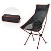 Outdoor Fishing Chair Compact Camp Backrest Chair Folding Fishing BBQ Chairs