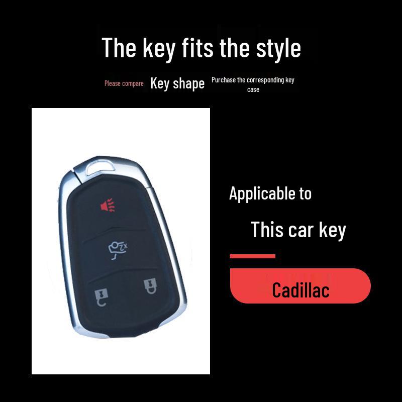 Cadillac Key Protective Shell Cover for ATS, LXT, XT5, CT6, SRX, CTS Models