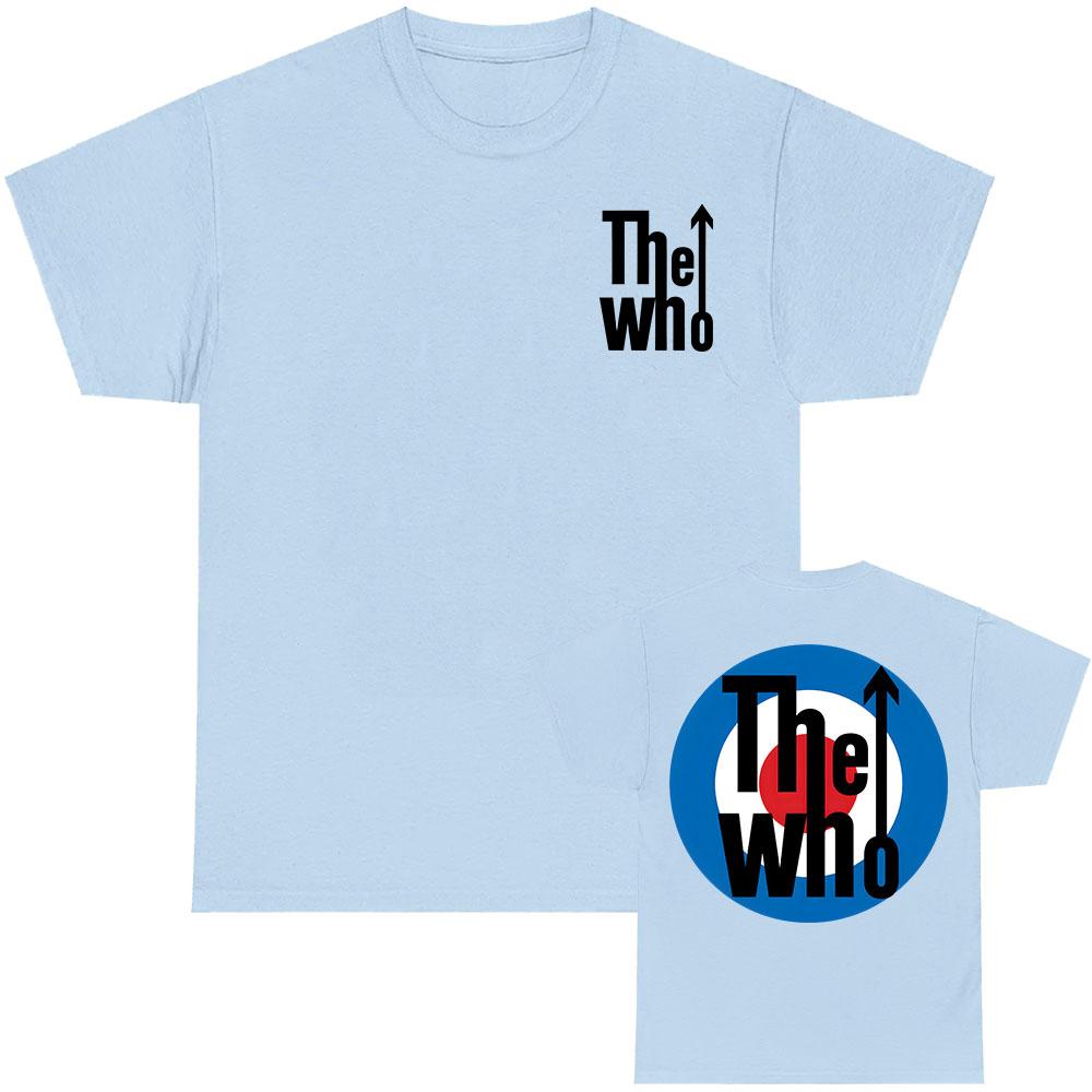 Rockband The Who T-Shirt Kurzarm Sommer Locker T-Shirts Grunge Mode Hip Hop Streetwear Unisex Baumwolle Herren T-Shirt Rundhals