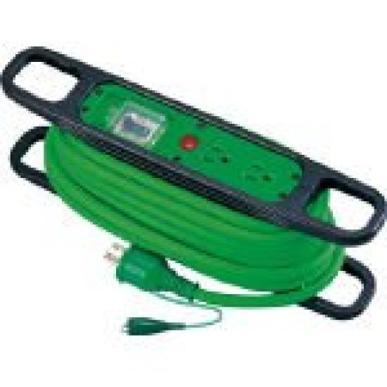 

Nichido Hand Reel, 10m, Grounded, Green, HR-EB102