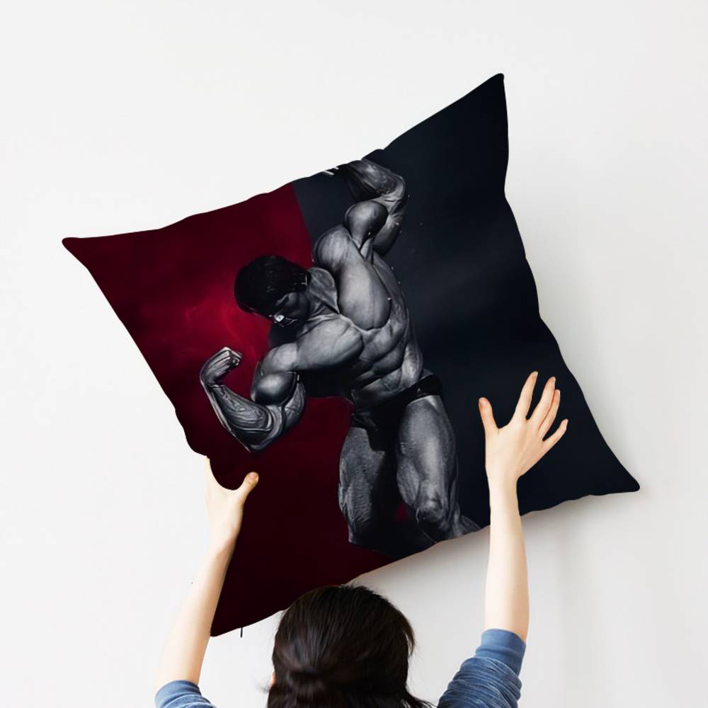 Fitness Motivation Pillow Cover for Bedroom Room and Living Room Sofa Decorative Cushion Cover