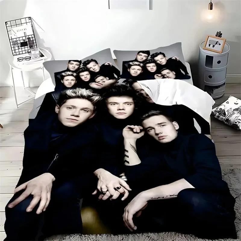 

Набір постільної білизни Direction One Односпальний Twin Повний Queen King Розмір Набір для ліжка Дорослий Дитяча Спальня Комплекти з підодіяльником Принт US Twin 173x218cm