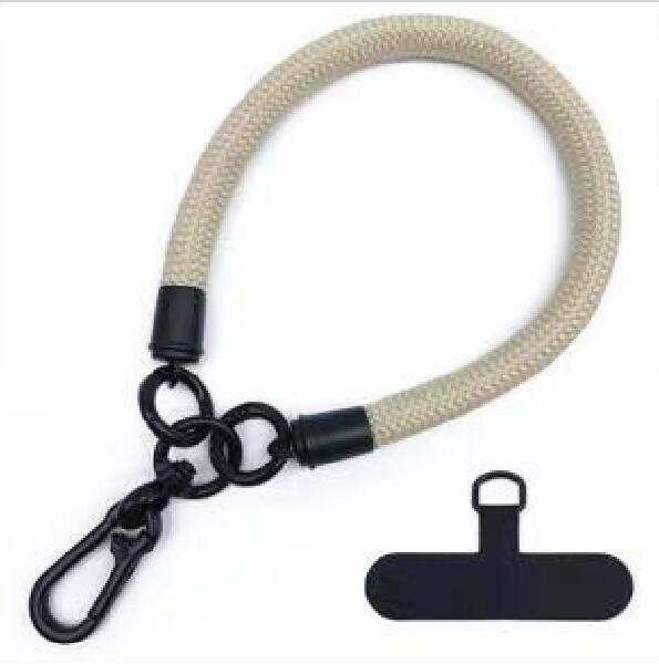 Luxury Phone Wrist Strap 10mm Diameter Lanyard Anti-loss Short Rope USB Keychain Hanging Portable Bag Mobile Cover Case Strap