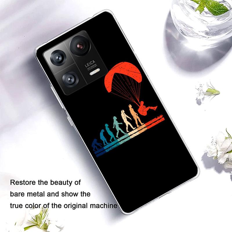 Extreme Adventure Parachuting Phone Case For Xiaomi Poco F7 Ultra X7 X6 M8 M7 M6 M4 M3 Pro X4 Mi 15 15T 14 14T 12T 12S 10T Pro 1