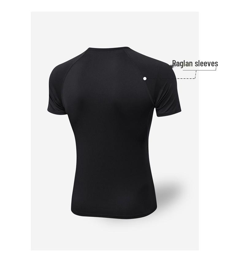 Men's Quick-Dry Short-Sleeve Running & Fitness T-Shirt