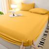 3PCS/1 Set Bedding Set 1 Sheet+2 Pillowcase Mattress Cover Protector Adjustable Bed Fitted Sheet Cover With Elastic Band