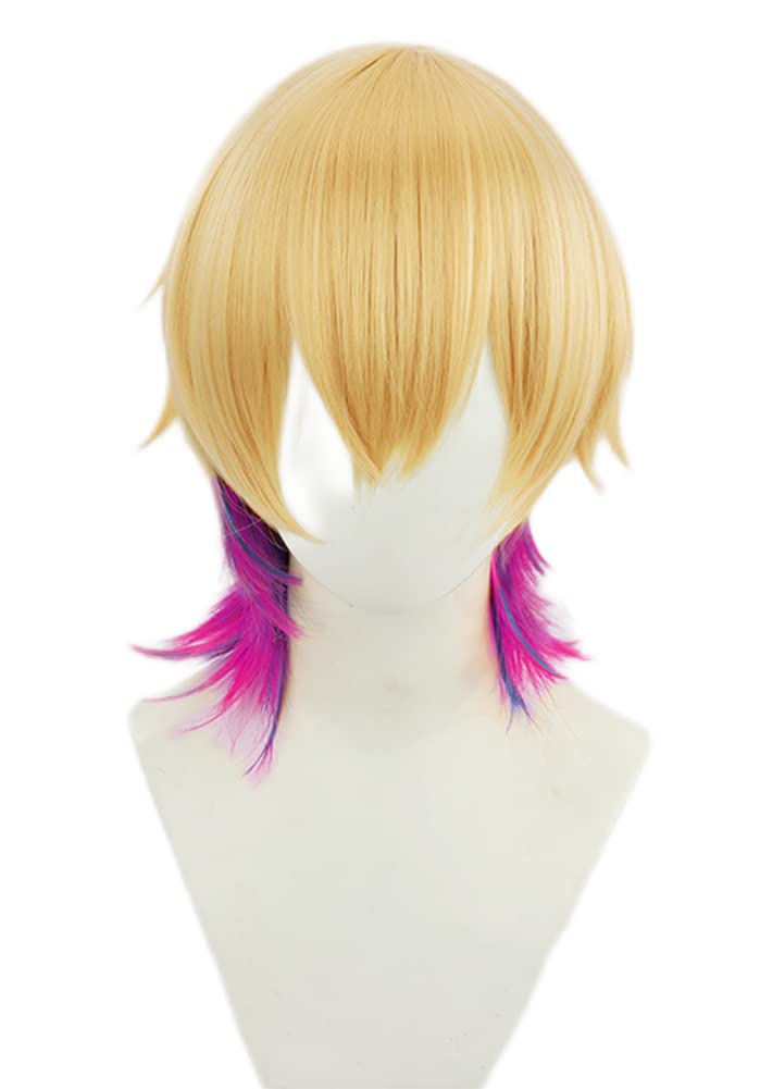 

Naruse Naru cosplay and blue perfect for photo and wig, yellow, pink, gradient, heat-resistant, cosplay, shoots, festivals.