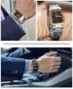 WWOOR 8837 Men's Quartz Square Waterproof Business Watch