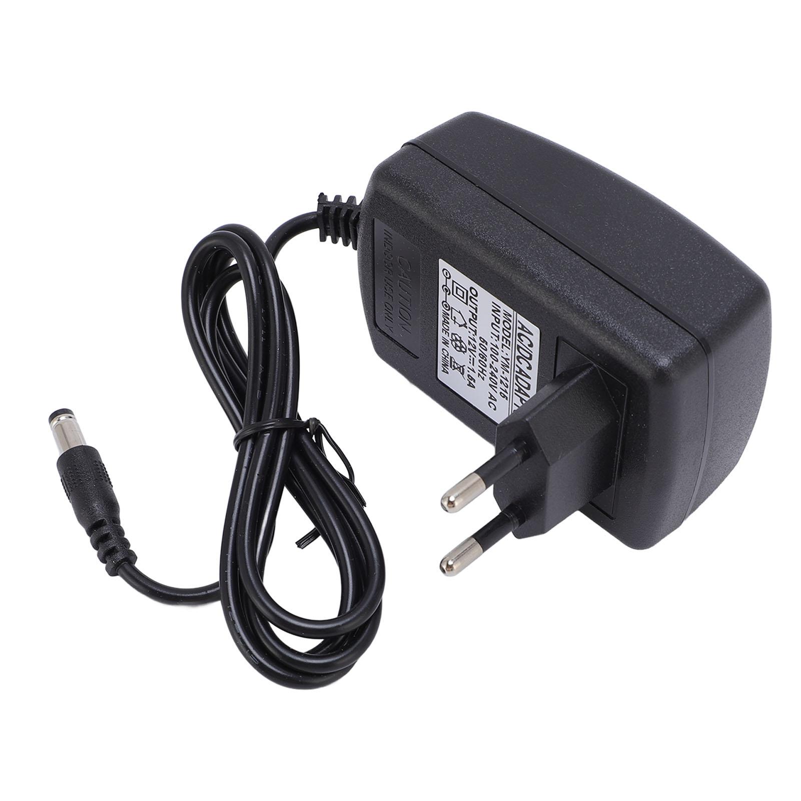 

Адаптер питания 12 В 1,5 А 5,5 мм x 2,5 мм Адаптер питания постоянного тока Зарядный кабель для светодиодных дисплеев Игровых консолей 93 см 37 дюймов