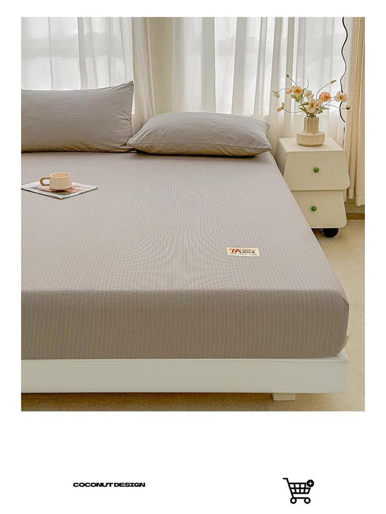A-Grade Solid Color Bedspread and Dustproof Fitted Sheet for Simmons Taiwan Bedding