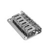 Electric Guitar Chrome/Black Bridge Tailpiece String Holder, 78MM