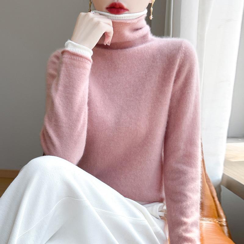 Two-piece Cardigan for Women's Autumn and Winter Style Soft and Glutinous Skin-friendly Cashmere Sweater Versatile Fashion Sweater