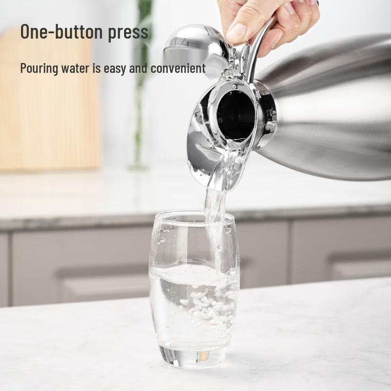 RuFengLai 2L 304 Stainless Steel Vacuum Insulated Pot