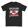 Men's Greenland Flag T Shirt Pure Cotton Clothes Funny Short Sleeve Crewneck Tees Original T-Shirt