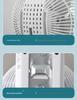 Wall-Mounted Punch-Free Air Circulator Fan for Kitchen & Bathroom