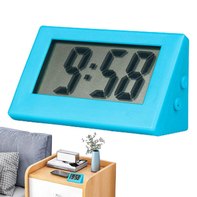 Digital Clock Small No Tick Electric Alarm Desk Battery-operated Thermometer With Button USB/AAA Date Display For Office Table