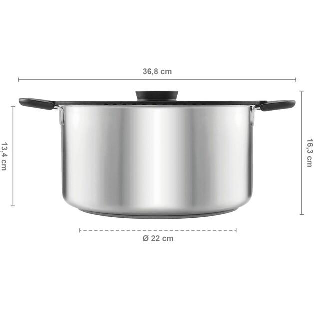 Кастрюля Fiskars Functional Form 7 л (1026579)