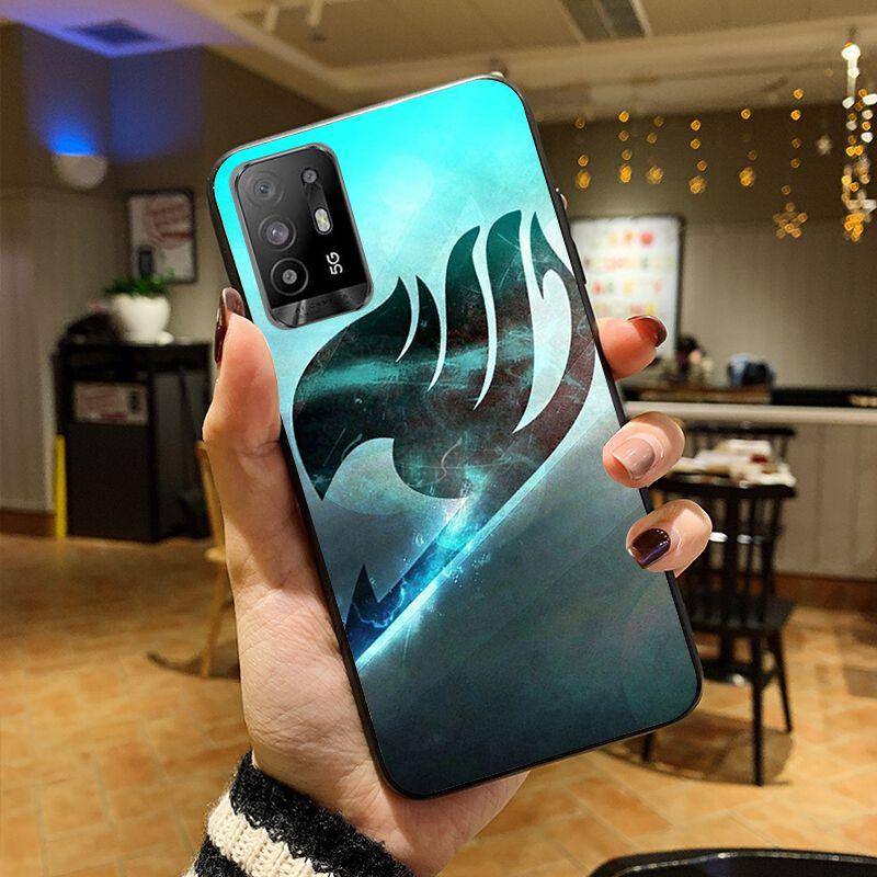Funda Anime Manga Fairy Tail Phone Cover For OPPO A74 A94 5G A3S A5 A5S A9 A12 A15S A52 A53 A53S A72 A73 2020 A91 5G Cases Coque