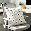 Decorative Ghost Throw Pillowcase 2Pcs Halloween Cushion Covers, Plush Pillow 18x18 Covers for Office Inch Cases Sofa Bed Couch Chair Washable Holiday