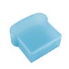 Reusable Sandwich Case Plastic Sandwich Packaging Box Toast Shape Sandwich Storage Box  Picnic