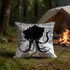 WWither SStorm HD Print Square Pillow Cover Polyester Lightweight Customizable for Home Office Sofa Decor