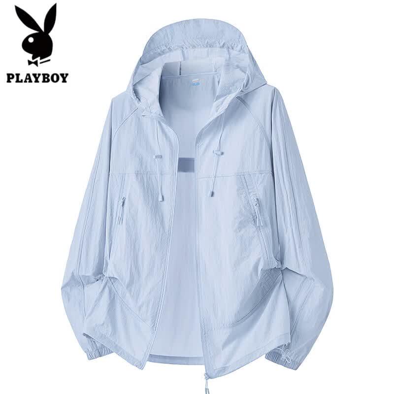 

PLAYBOY Unisex Ice Silk UV Protection Hooded Jacket 2XL